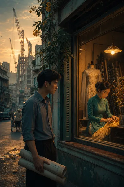 The Ao Dai Shop at the End of the Street