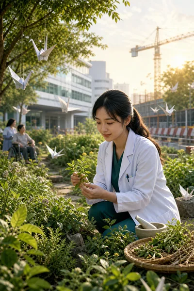 Medicinal Garden After Hospital